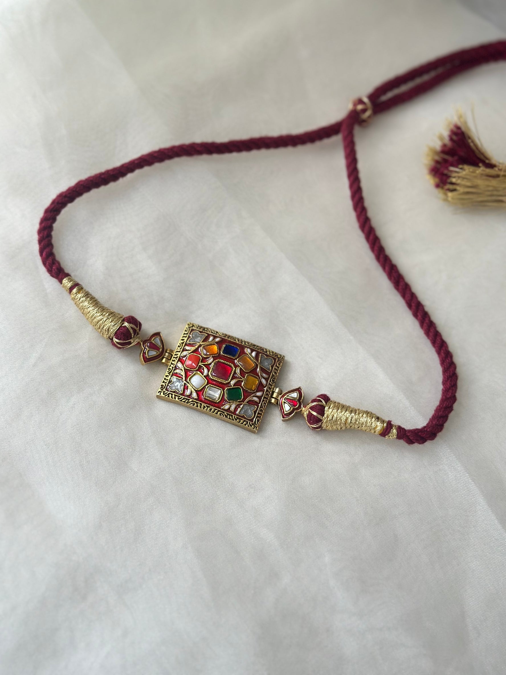 Jhansi Choker(Navratna)