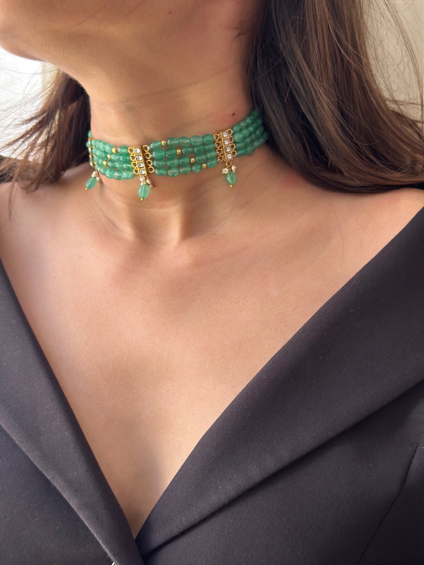 Ruha Green Choker