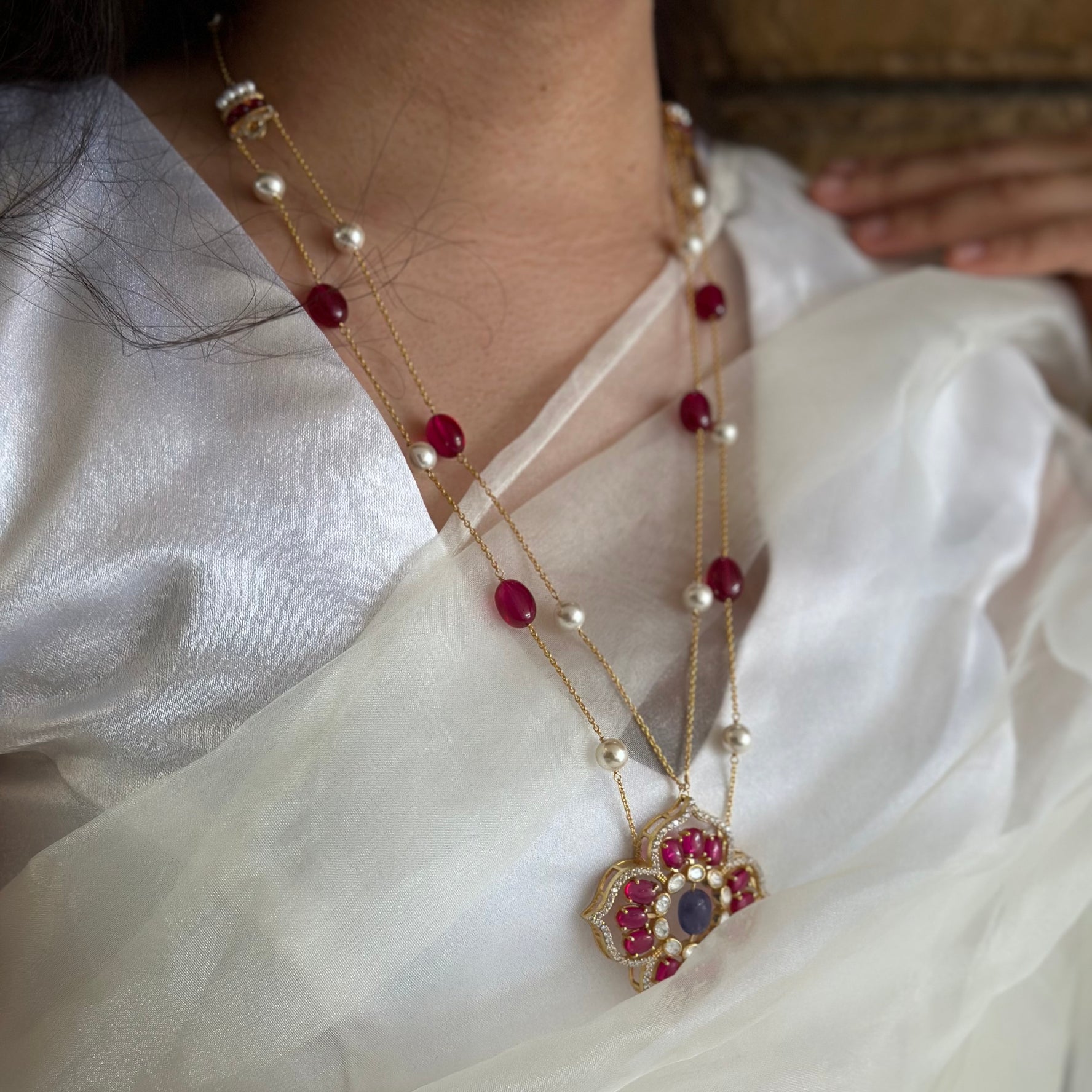 Anokhi Necklace (Ruby)