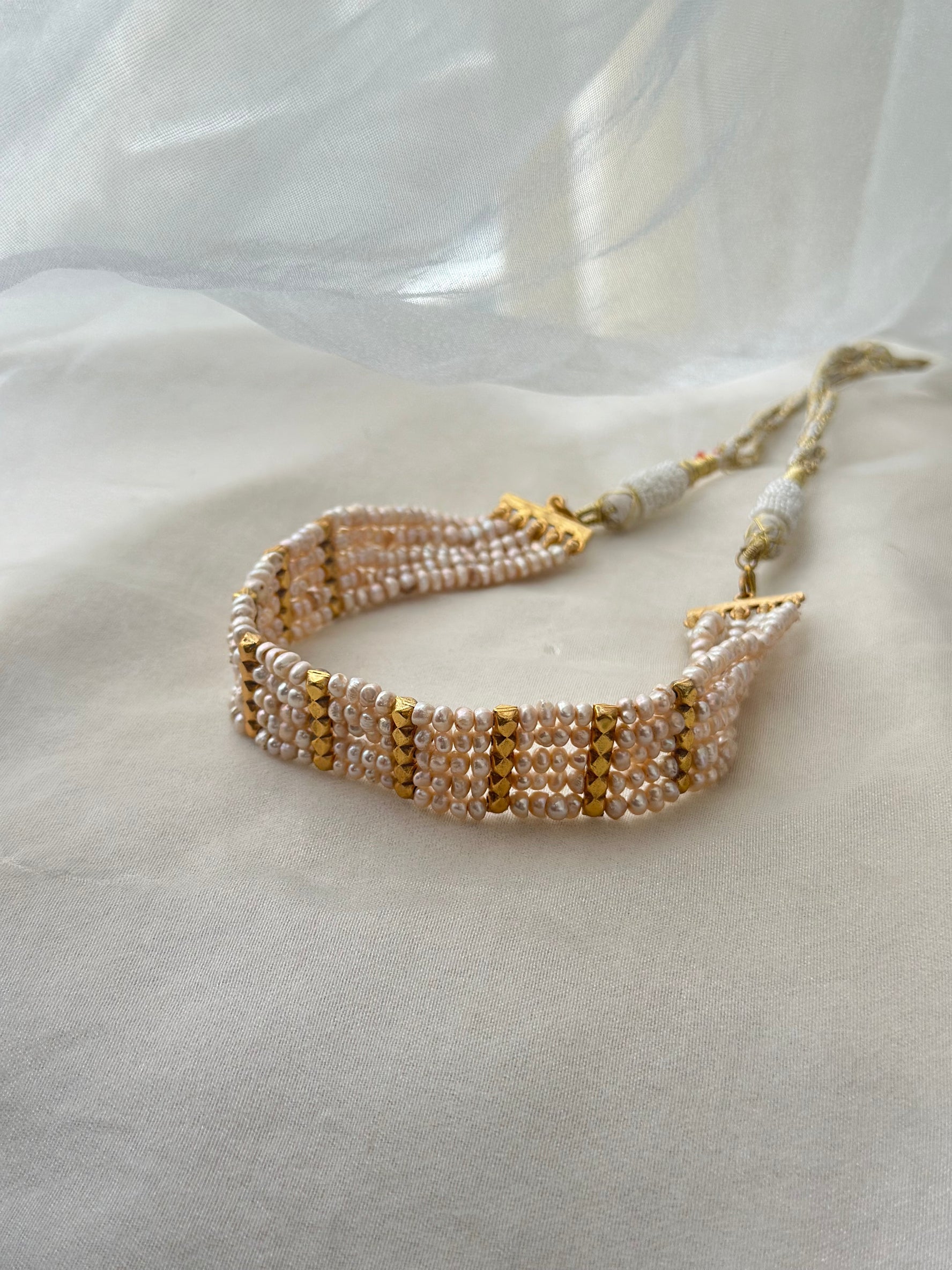 Ruha Antique pearl choker