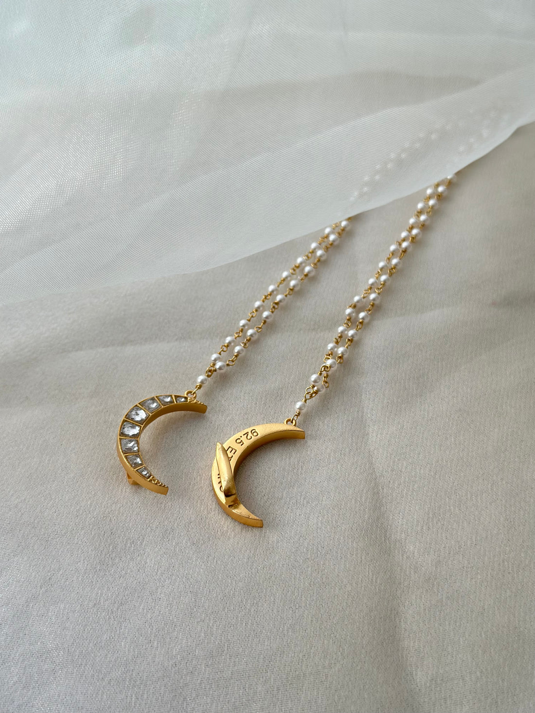 Chaand Pearl Hairchain (A Pair)