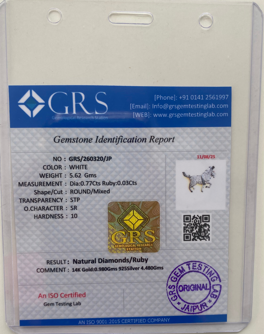 Ashva Brooch (Natural Diamonds)