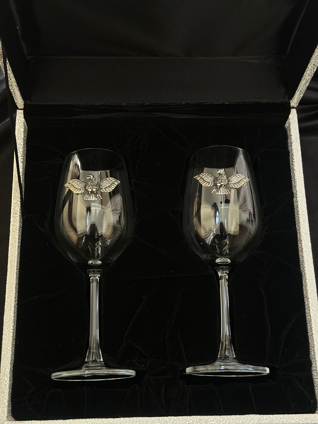 Silver Wine Glasses-Garuda(Set of 2)