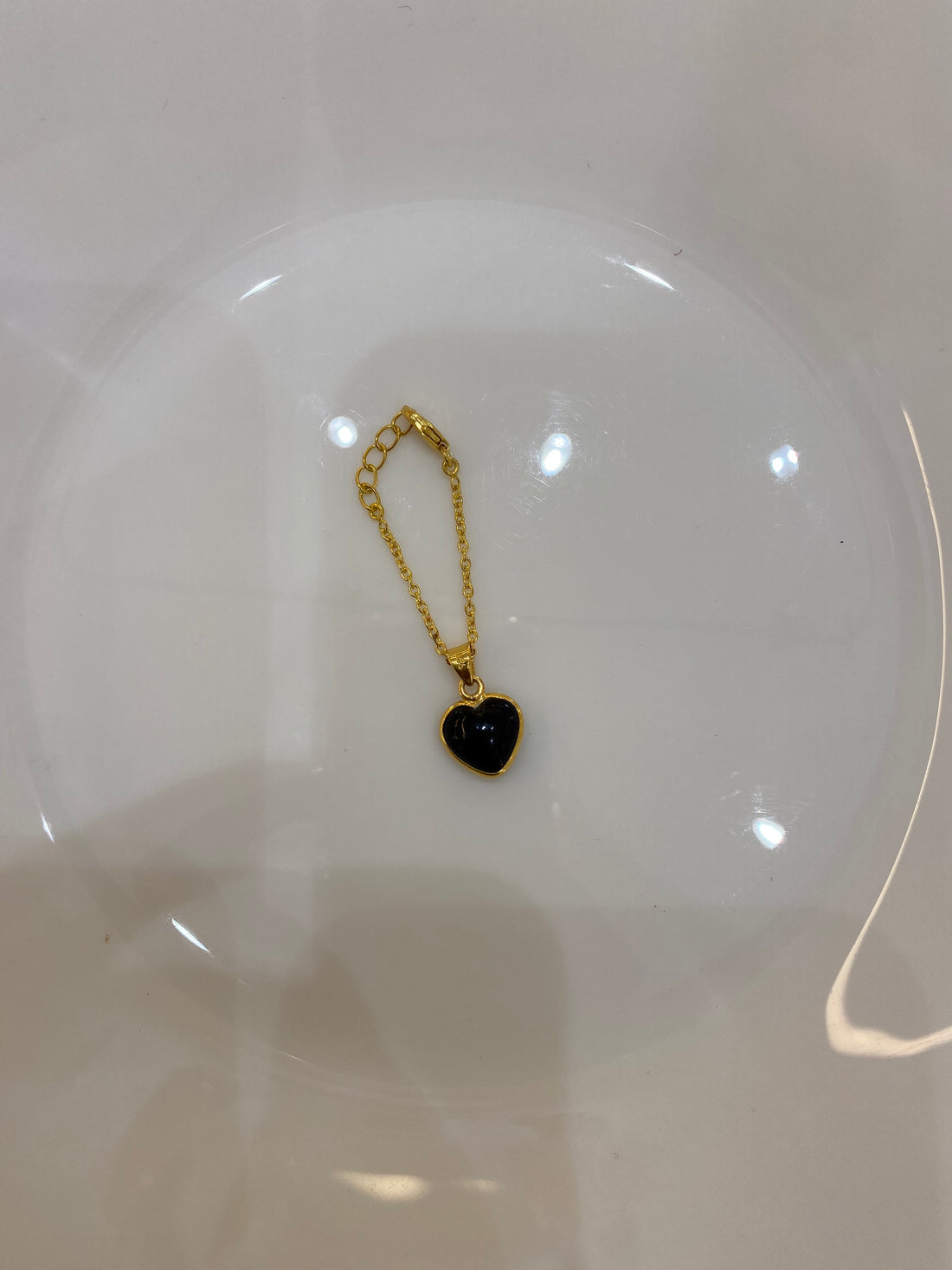 Heart Gemstone Watch Charm