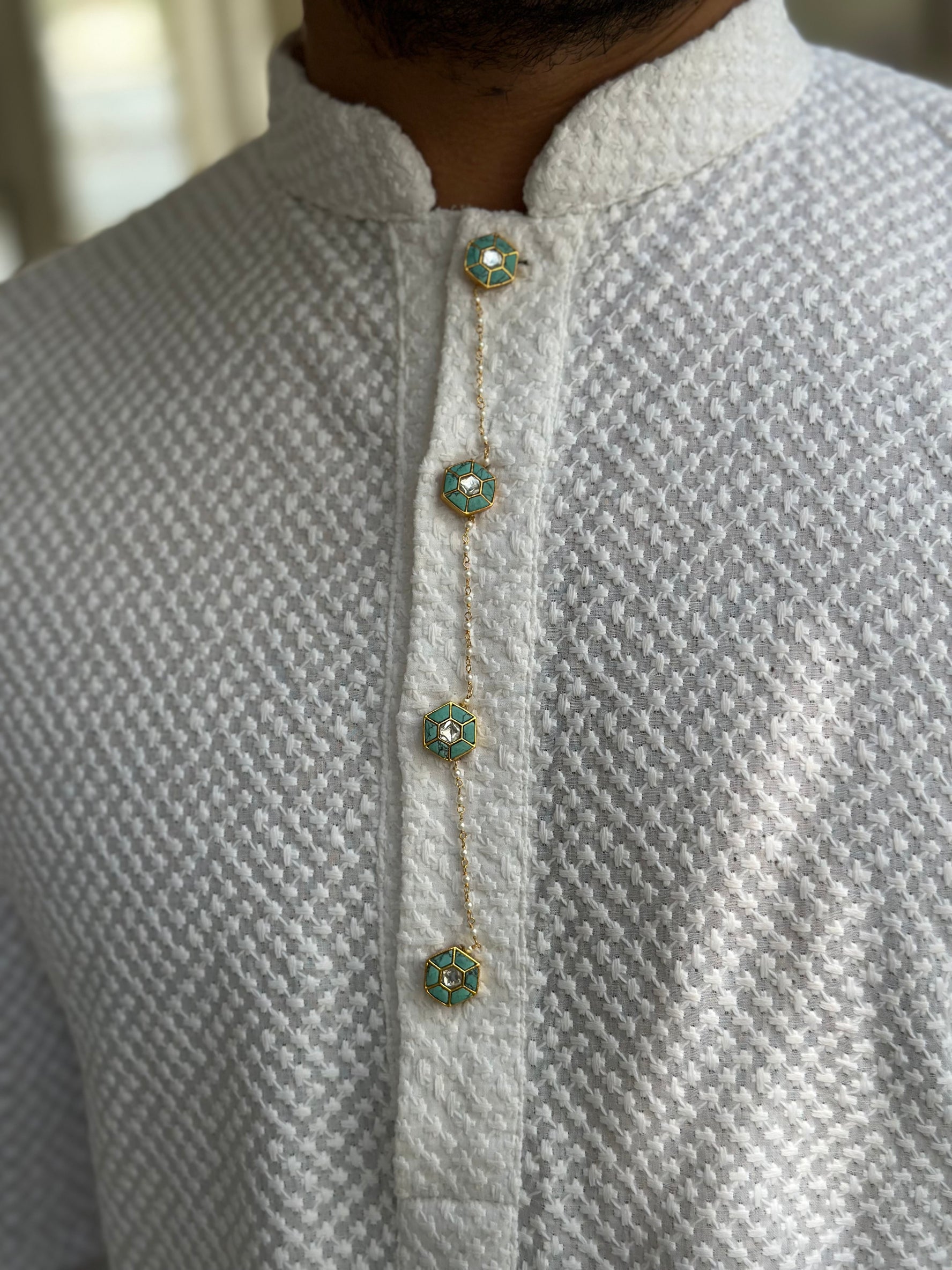 Firoza Kurta Buttons