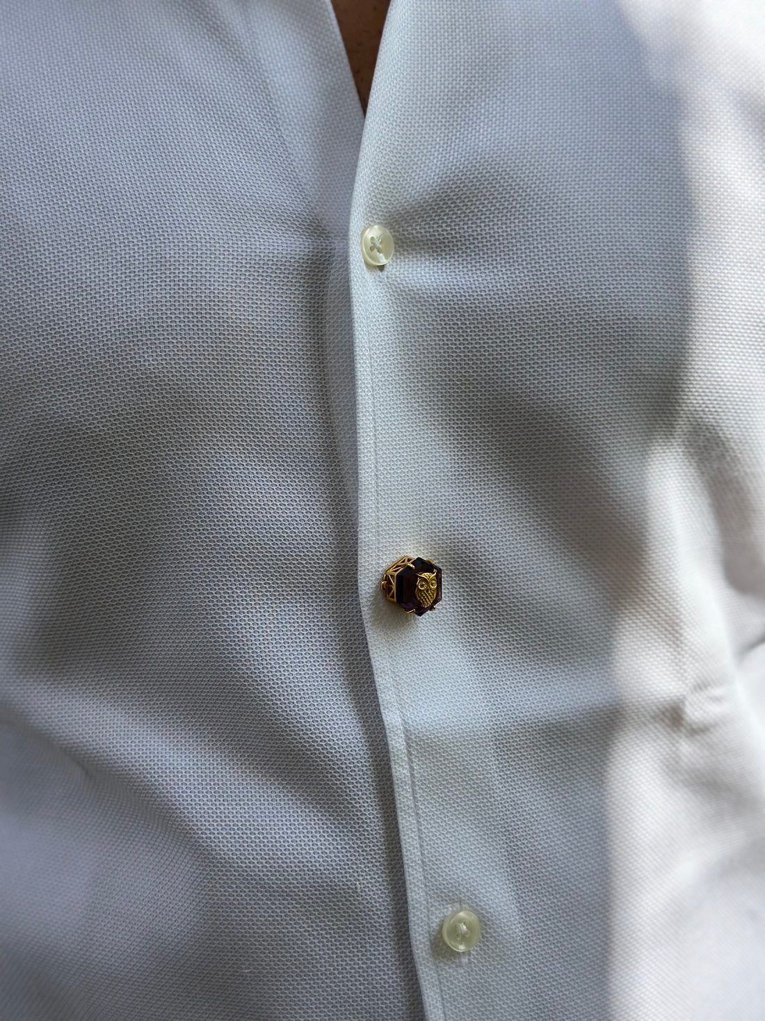 Amethyst Button clip