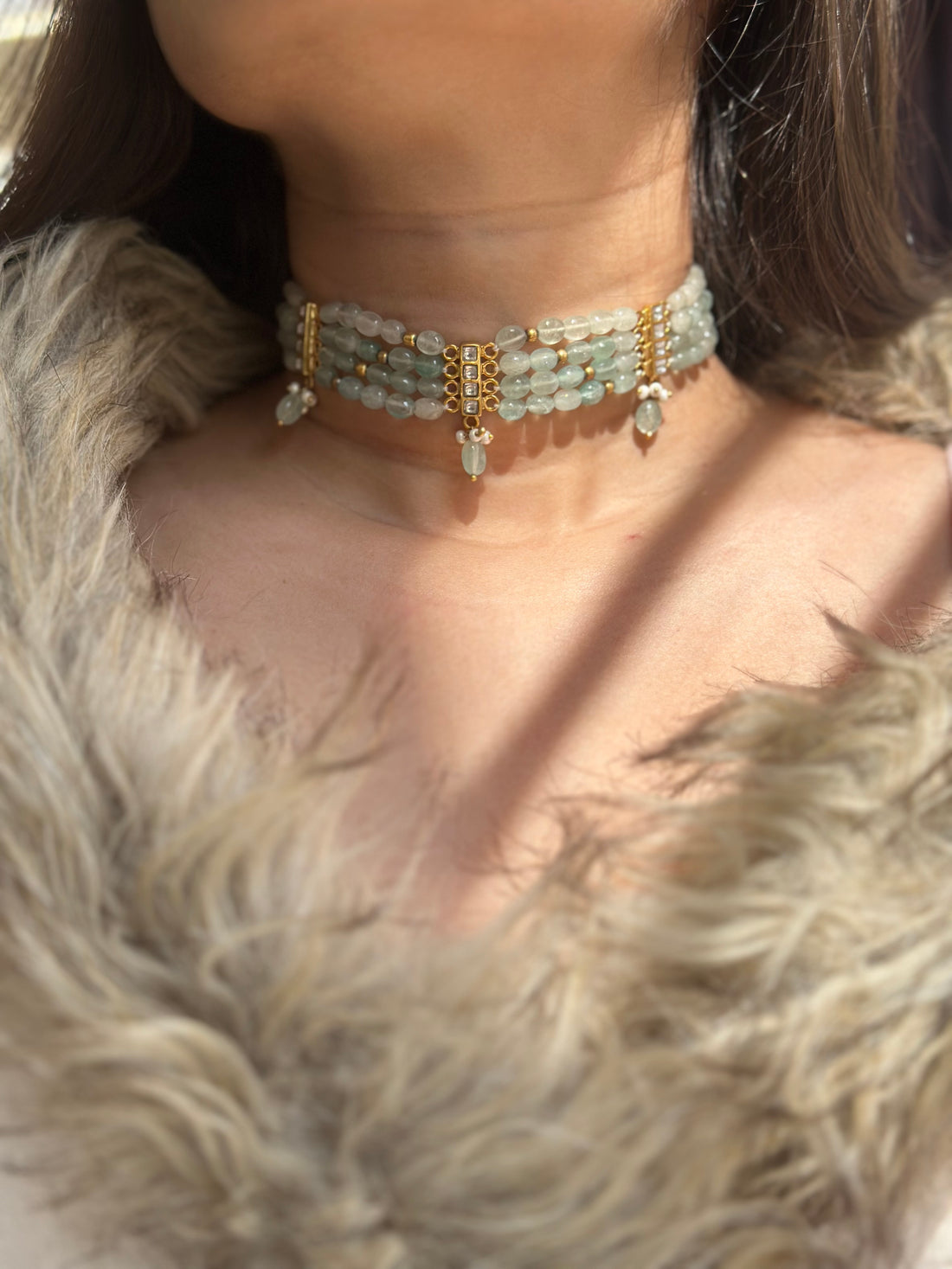 Ruha Green Choker