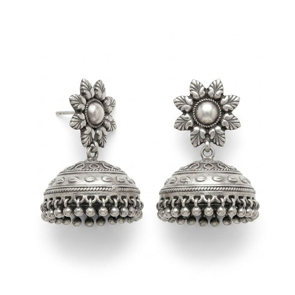 Mysore Silver Jhumkis