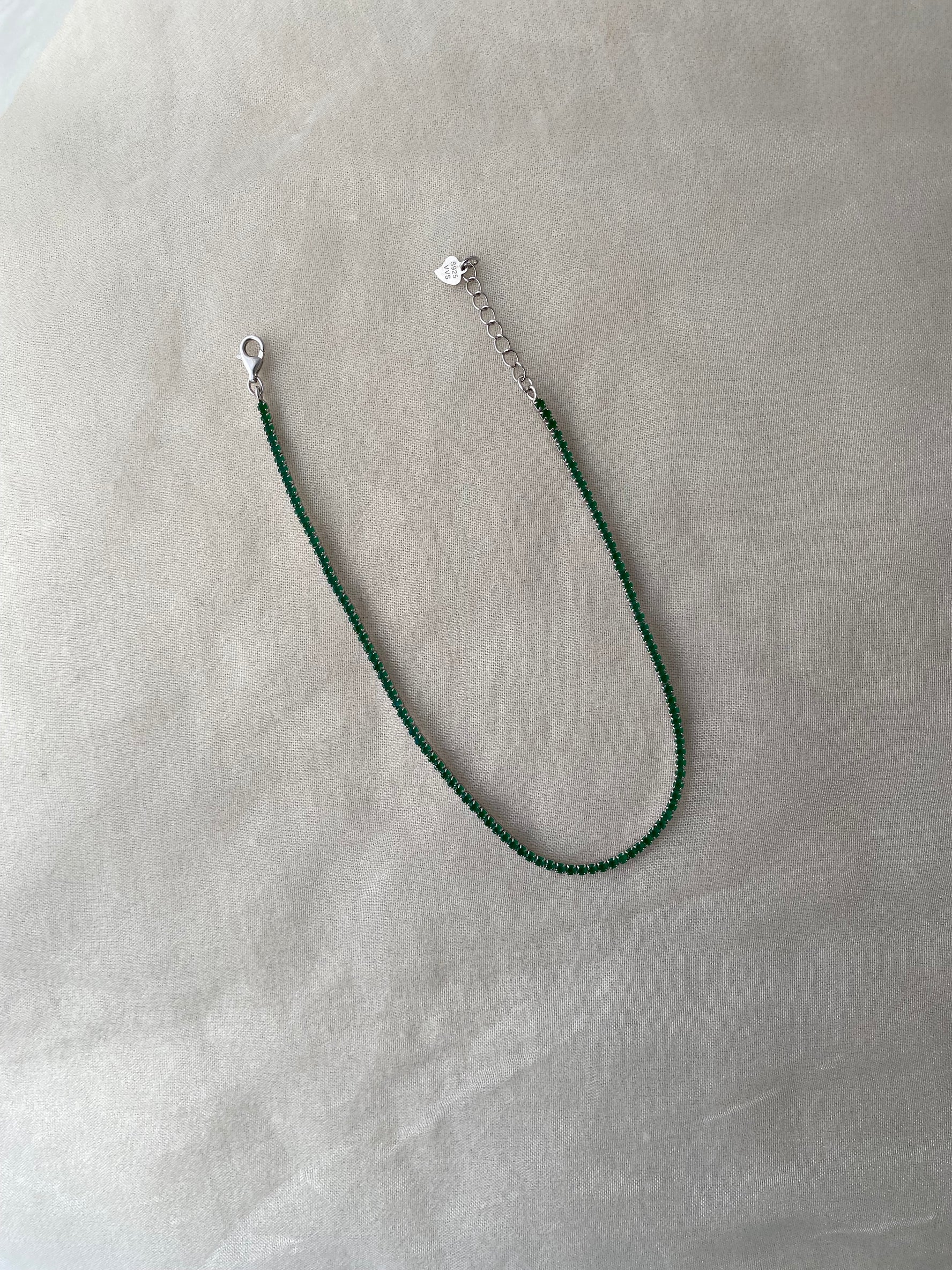 Colour CZ Anklet