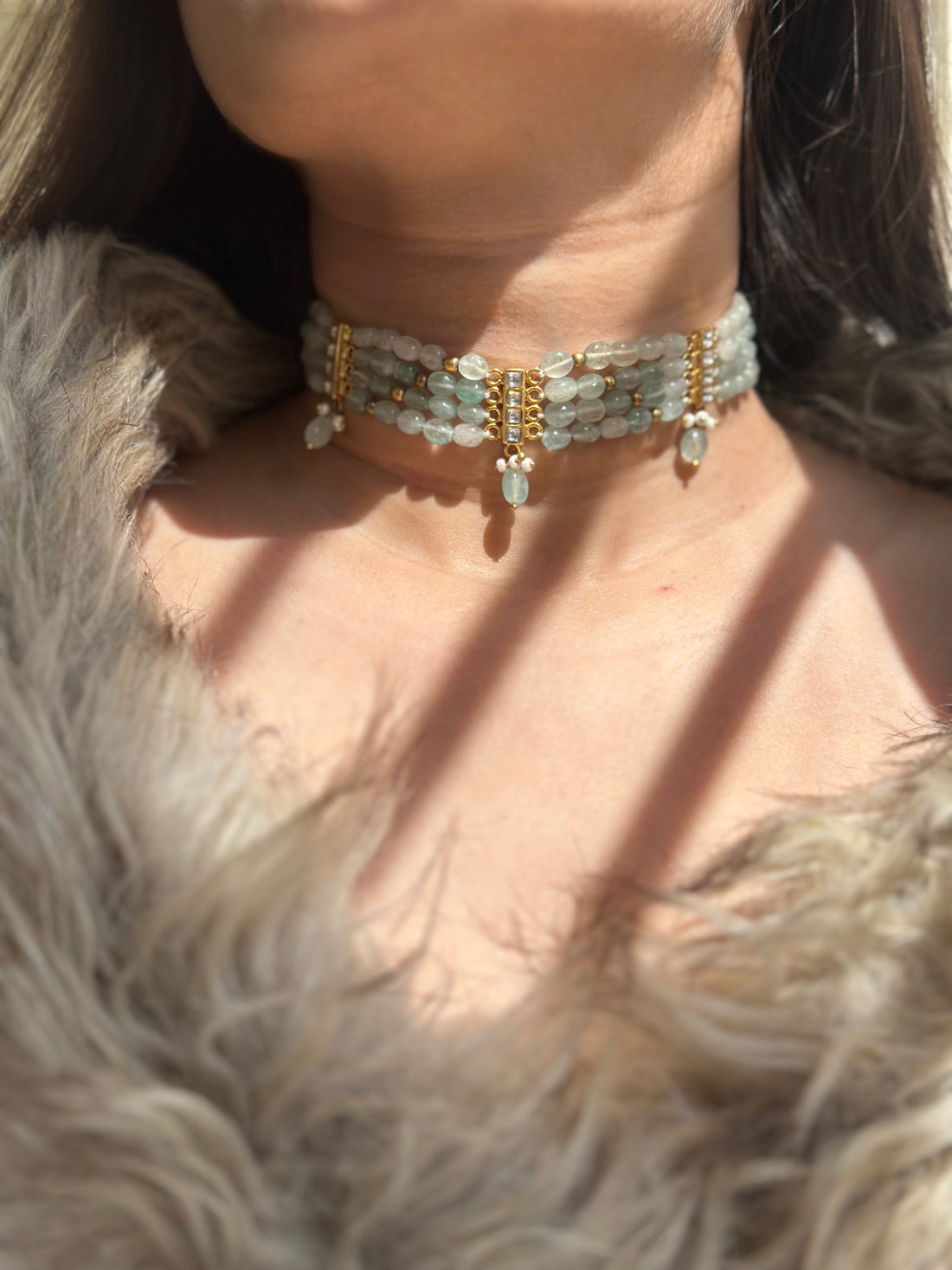 Ruha Green Choker