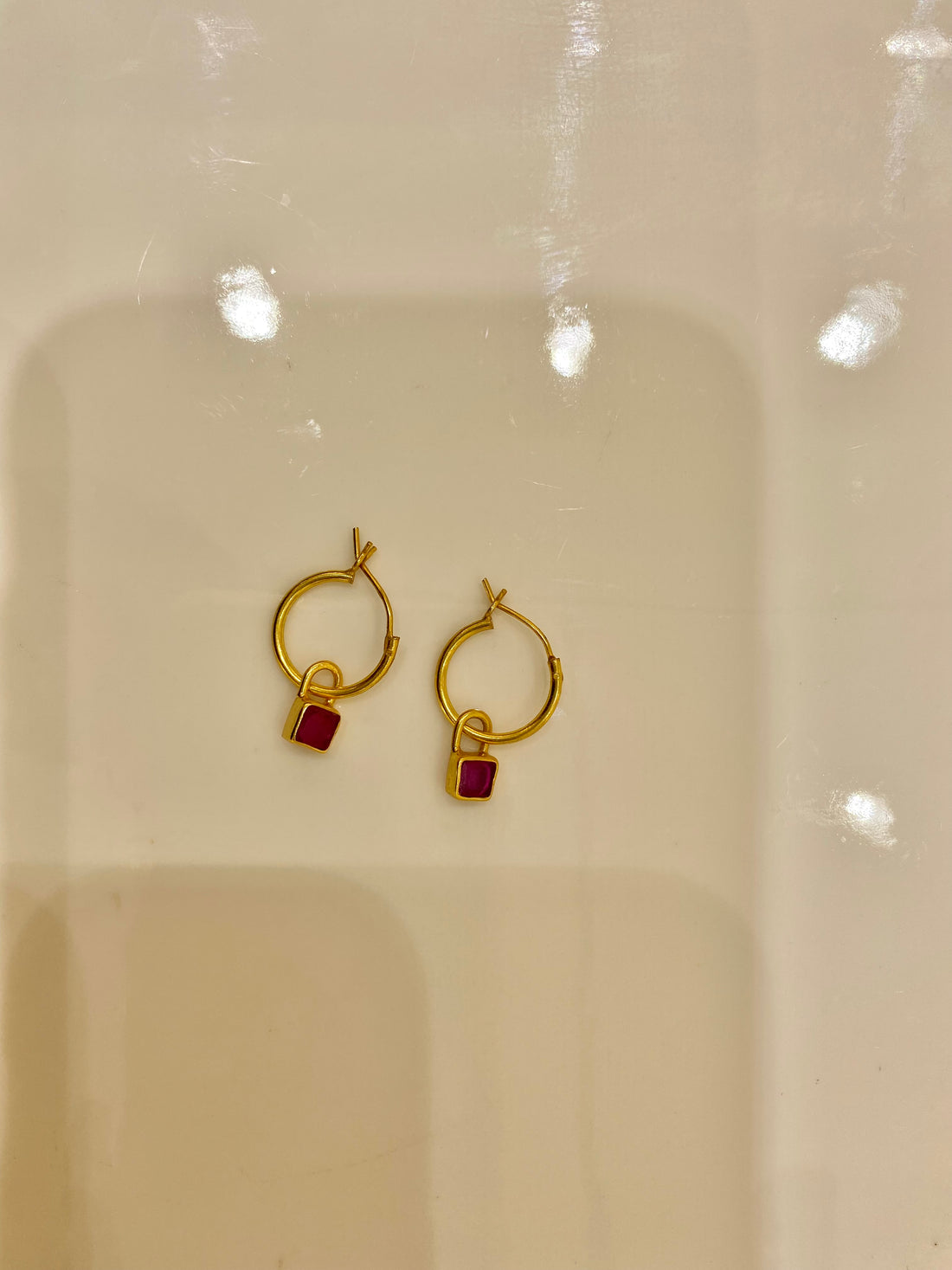 Changeable Charm Hoops