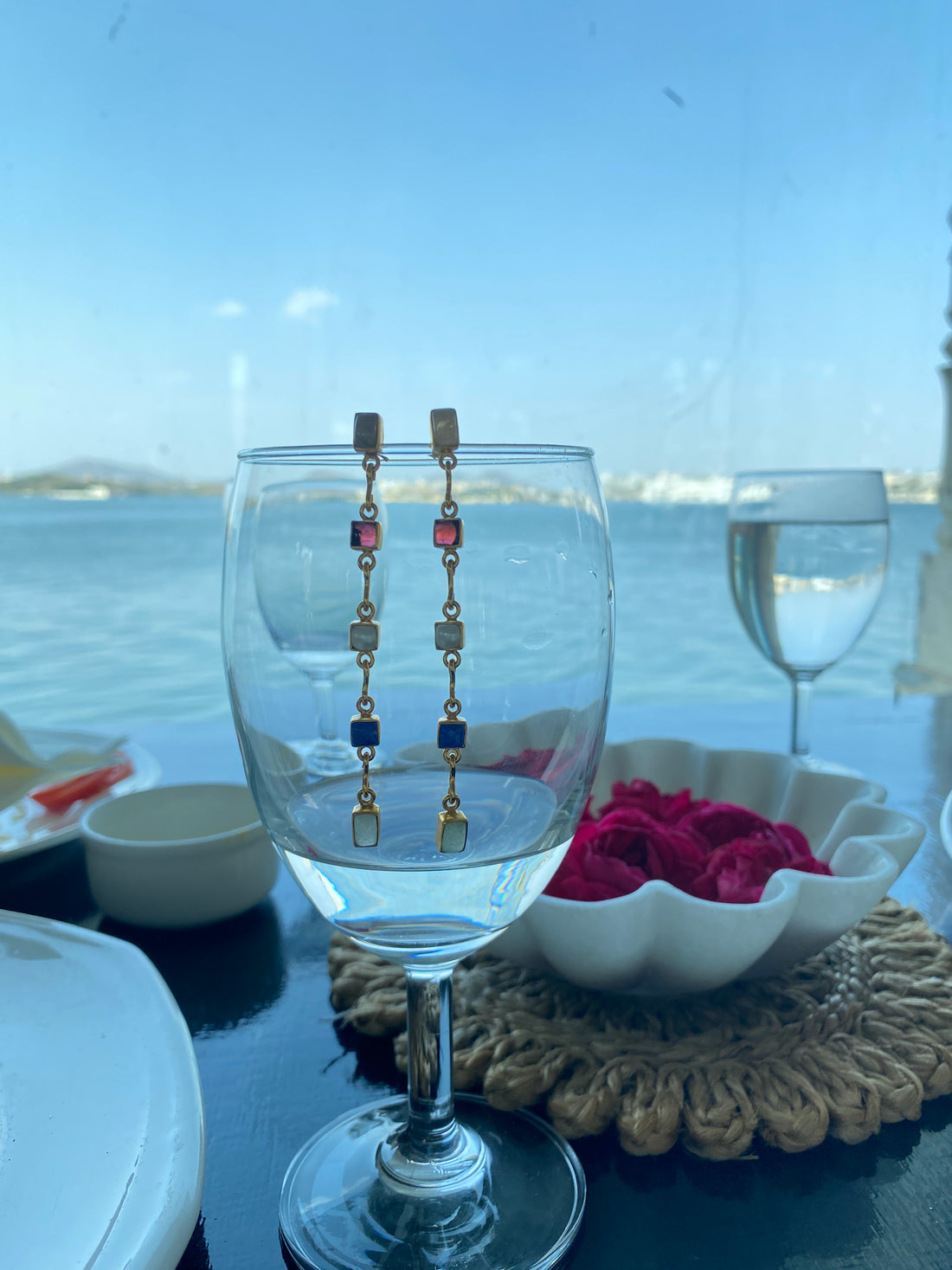 Panchratna Earrings