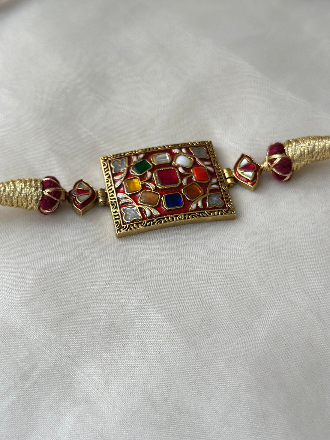 Jhansi Choker(Navratna)