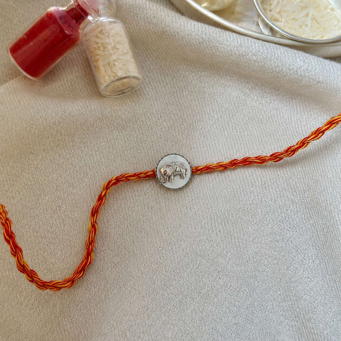 OG Haathi Rakhi Cum Pendant (92.5 Fine Silver)