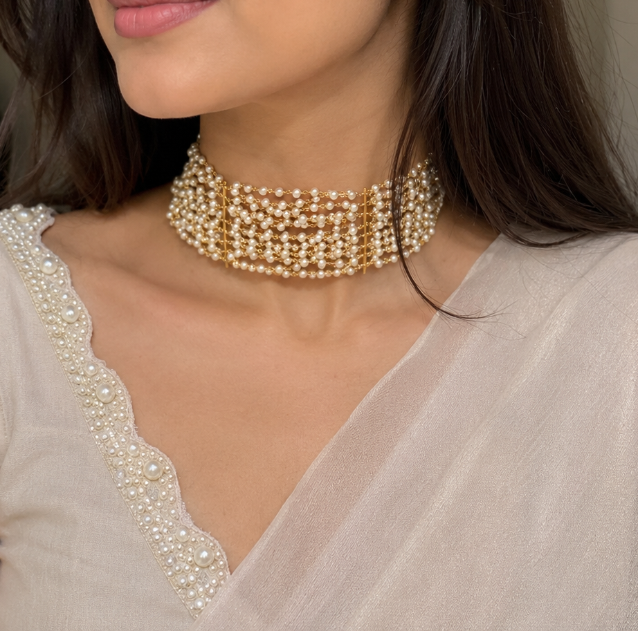 Naaz sterling silver necklace – Eterno India