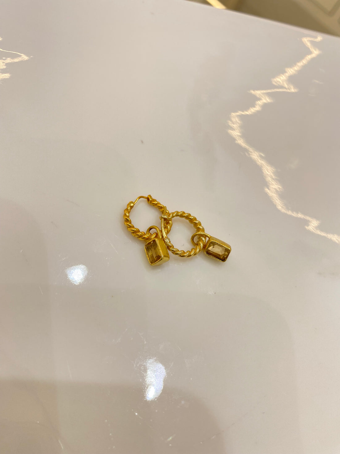 Changeable Charm Hoops