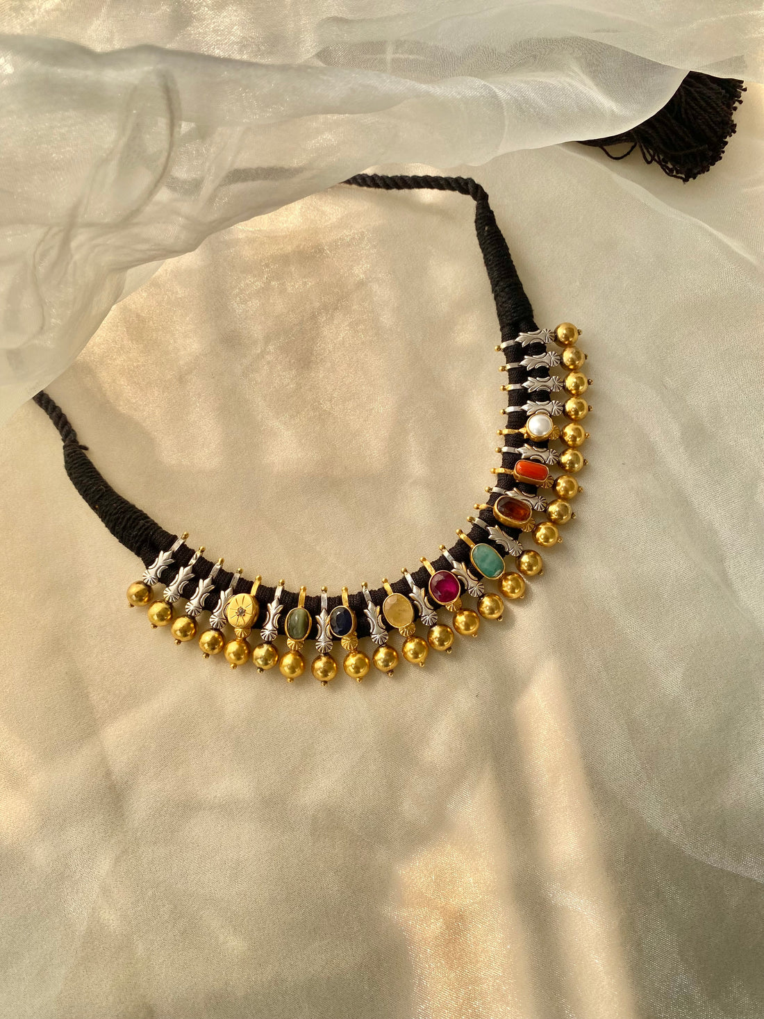 Ekdani Navratna Necklace