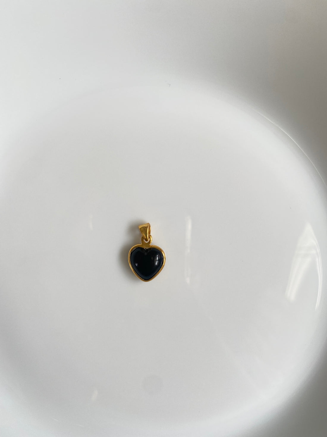 Heart Gemstone Watch Charm