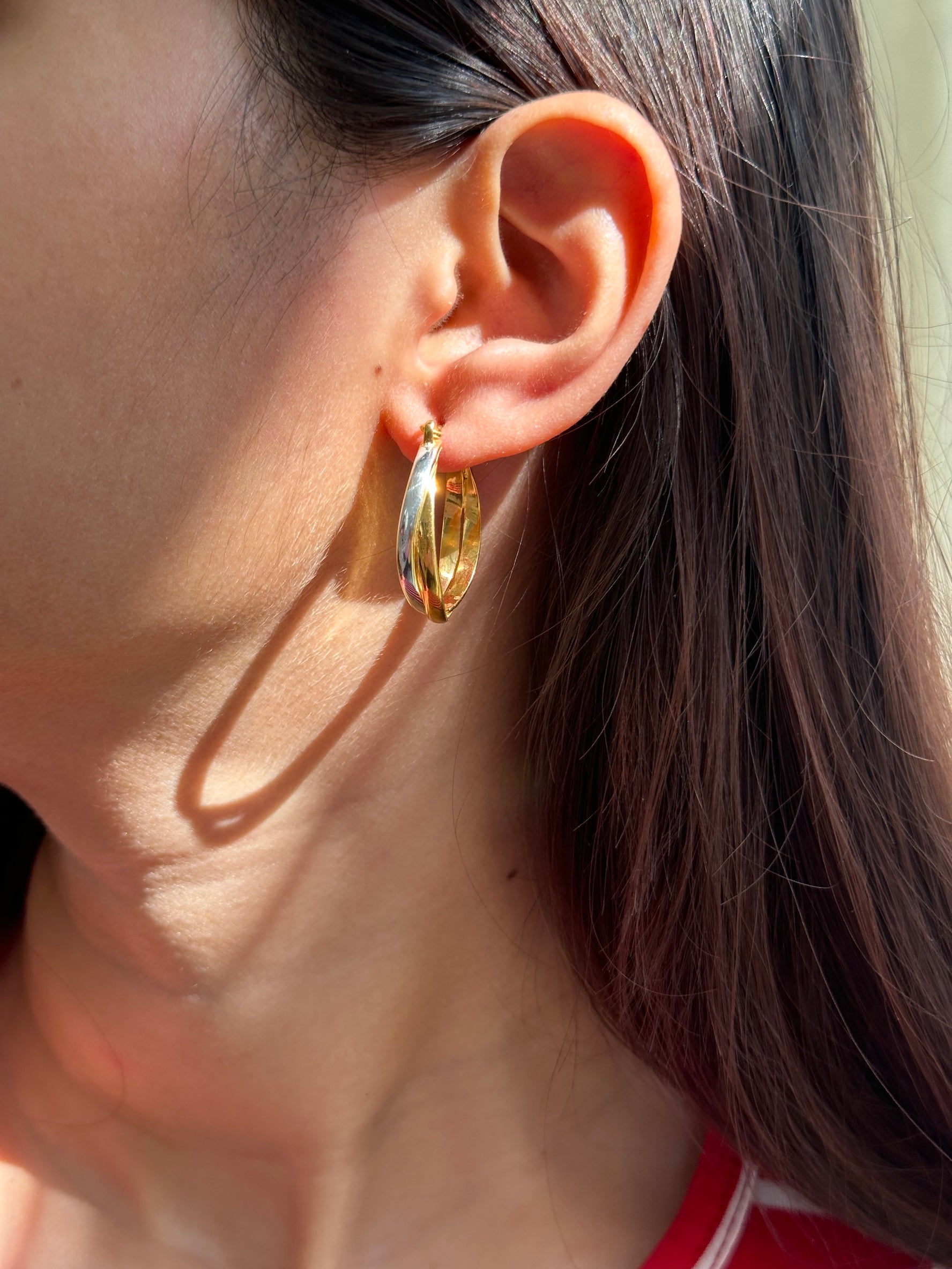 Dual Tone Hoops