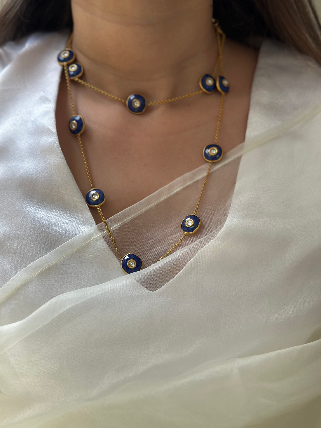 Blue Lapis Long Chain