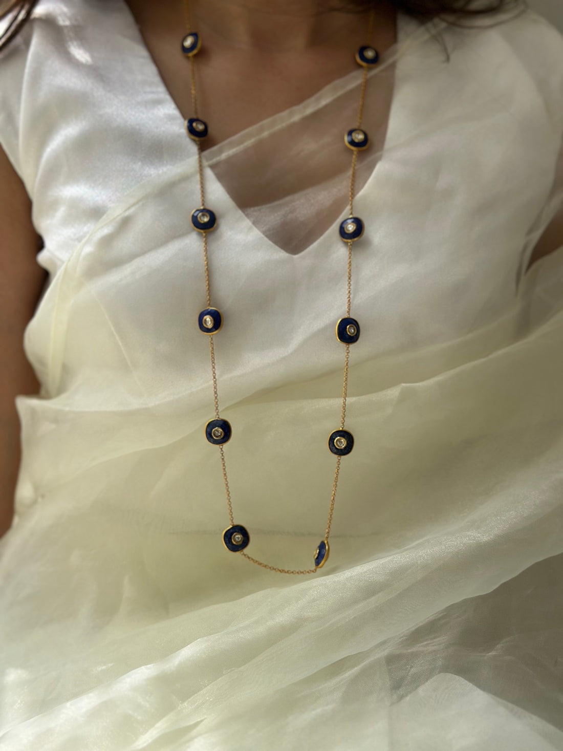Blue Lapis Long Chain