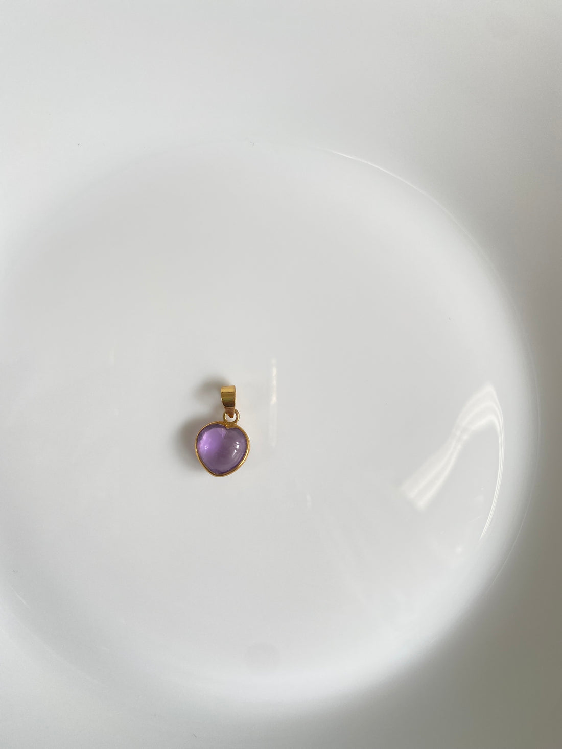 Heart Gemstone Watch Charm