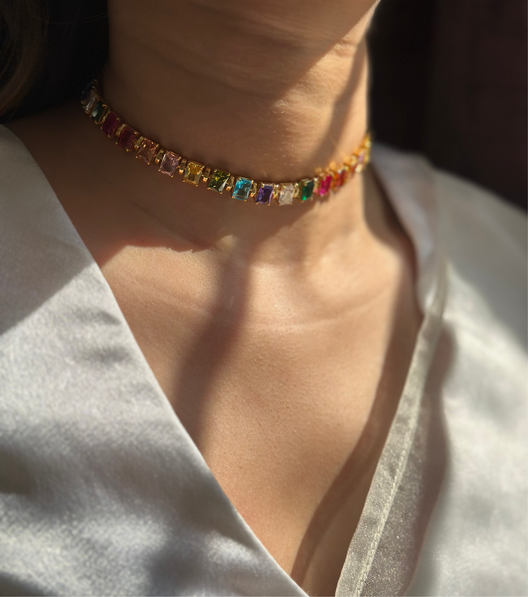 Carnival Rainbow Choker