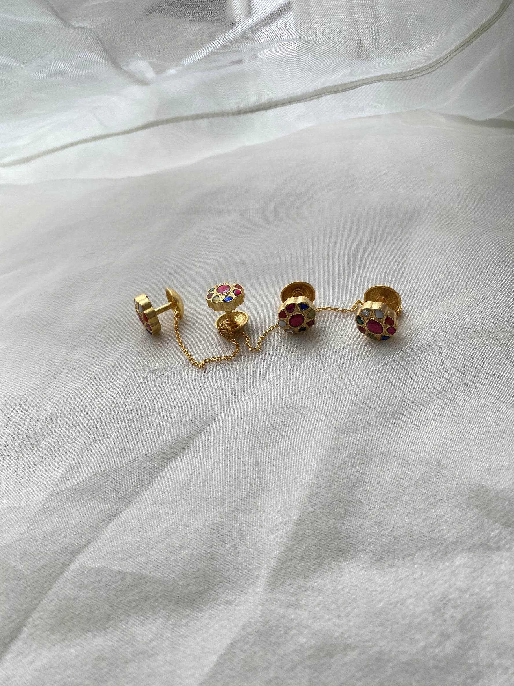 Navratna Kurta buttons Set