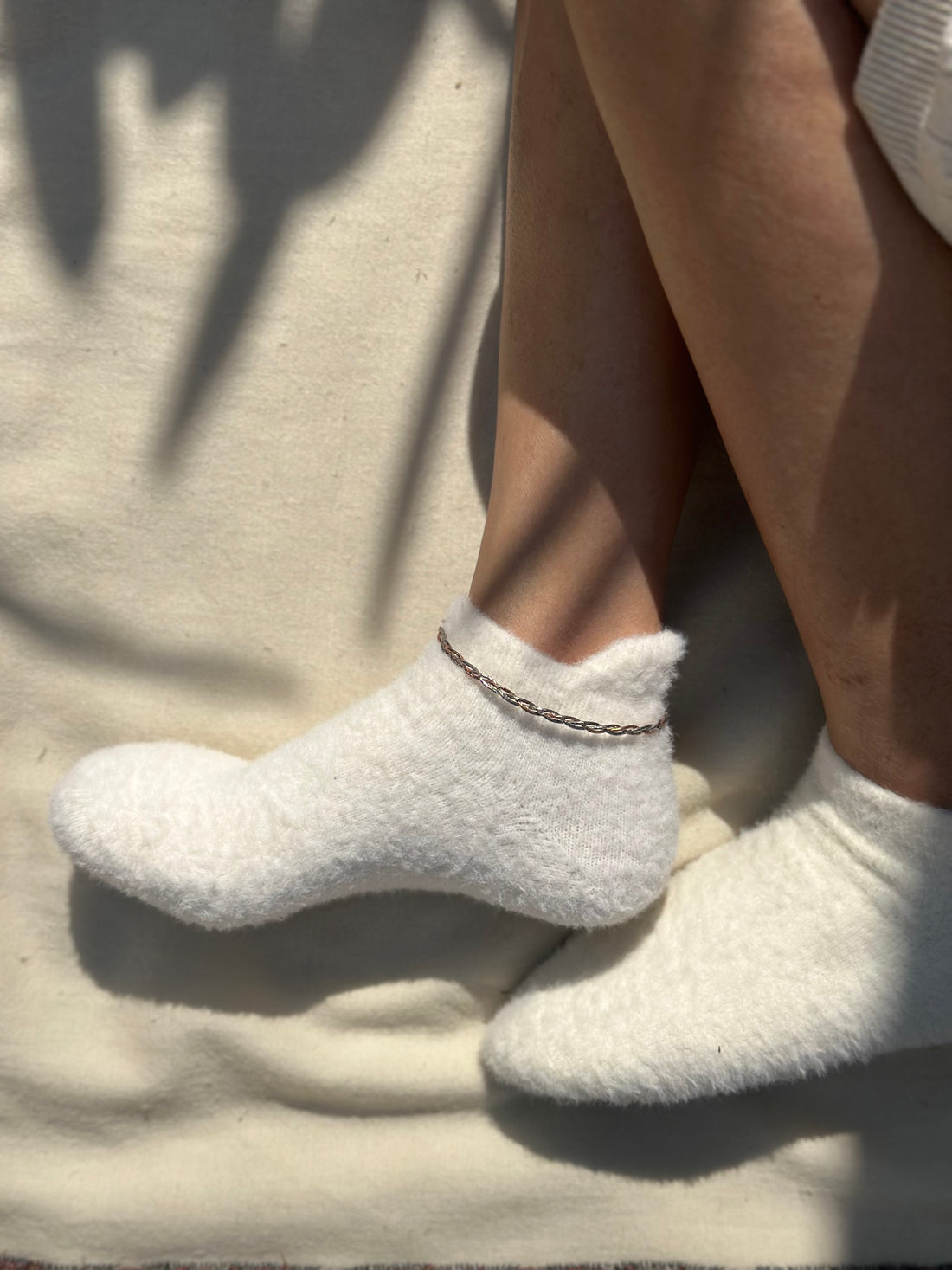 Dual tone twisted Anklet