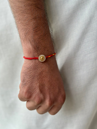 OG Lion Rakhi cum pendant in 92.5 fine silver – Eterno India
