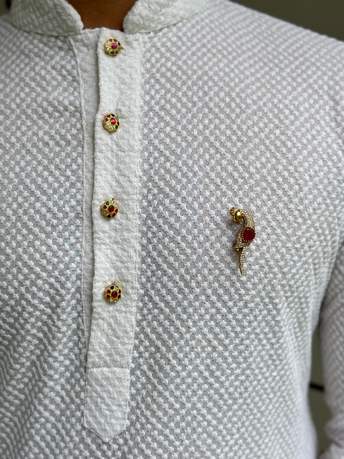 Navratna Kurta buttons Set