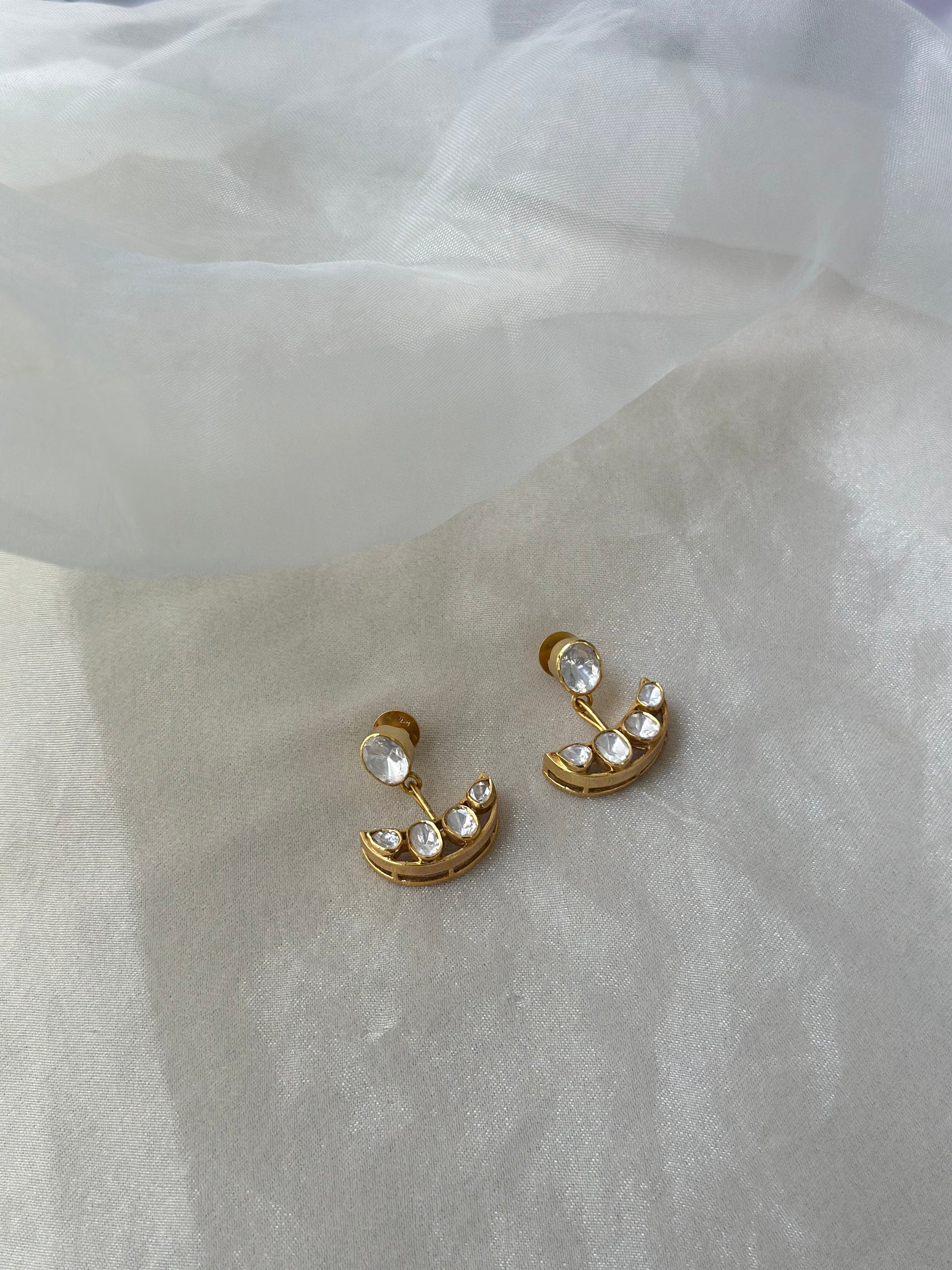 Chaand Polki Earrings