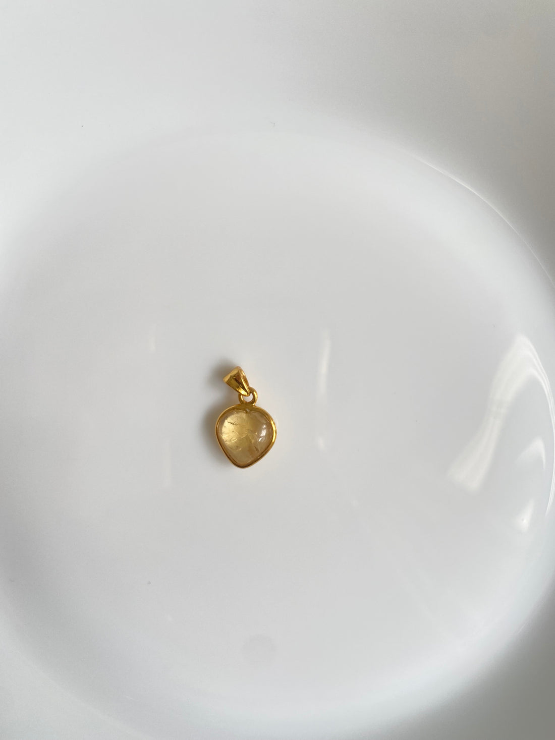 Heart Gemstone Watch Charm