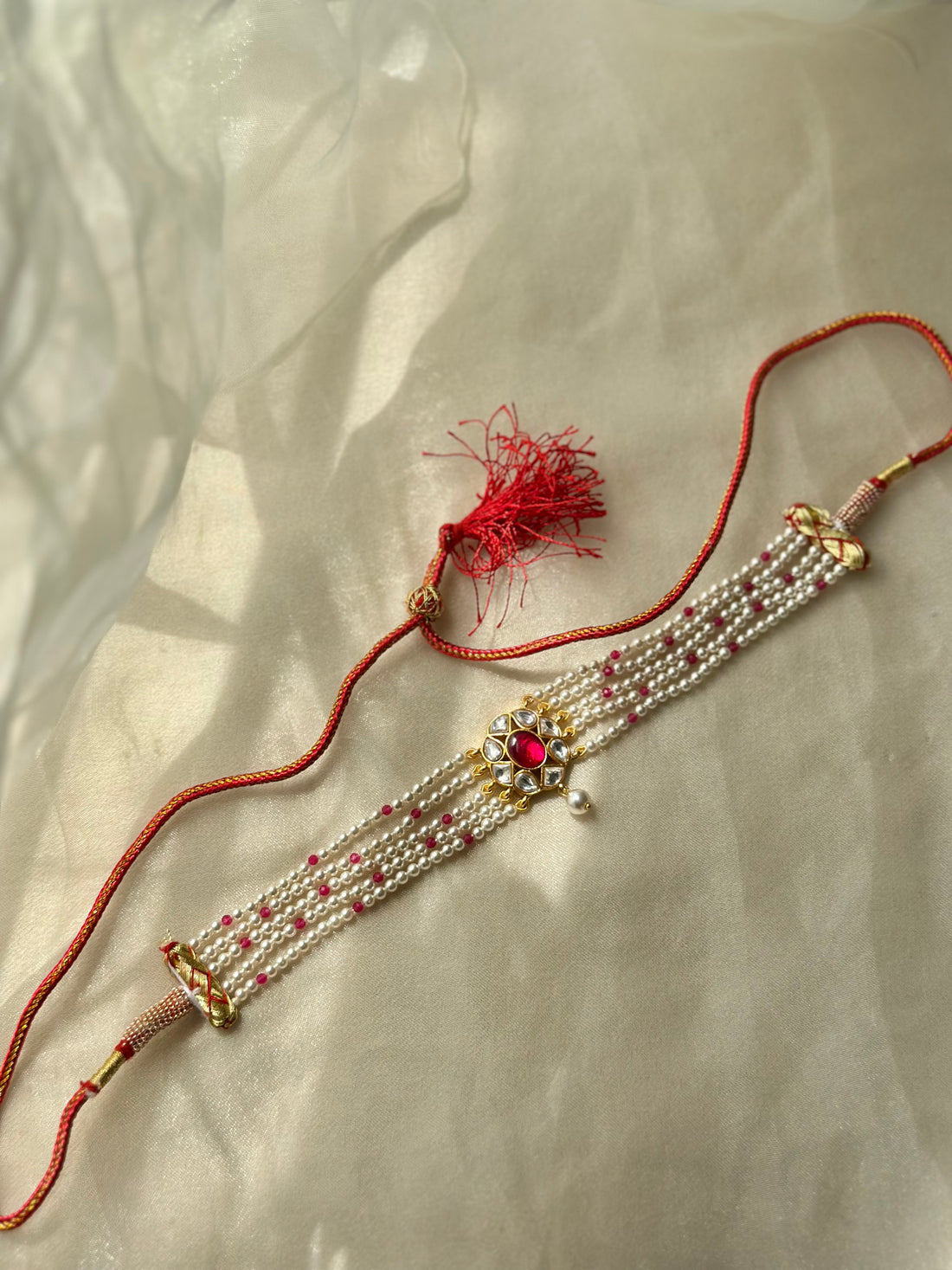 Jodha Choker Pink