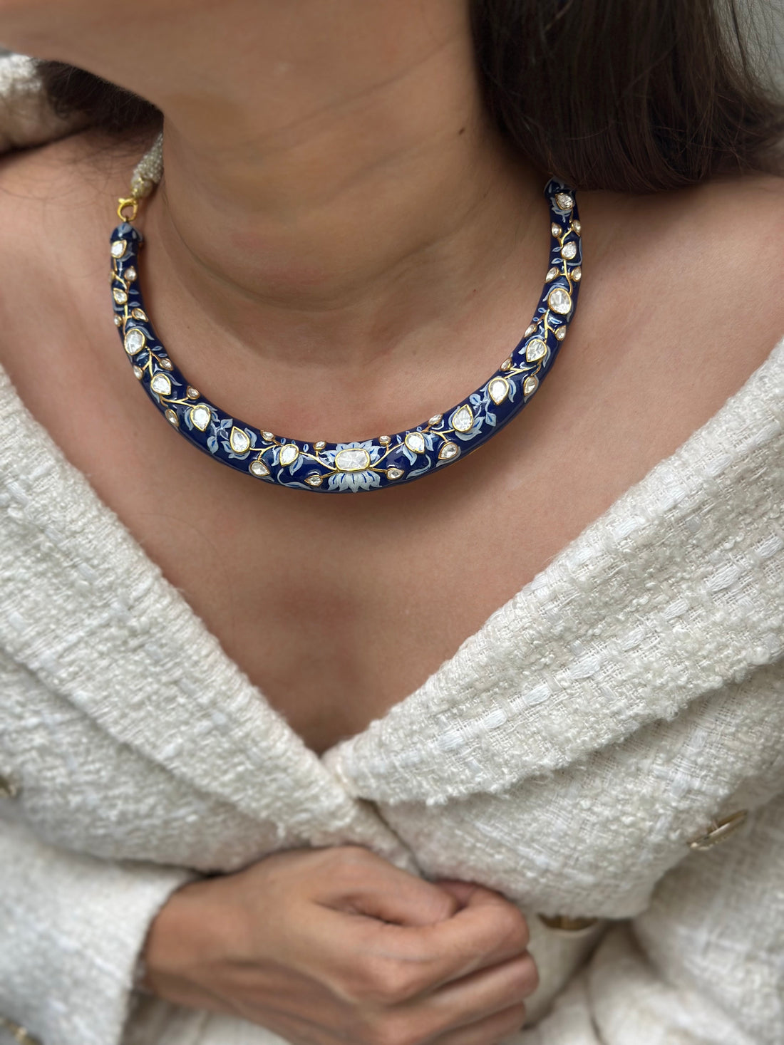 Blue Enamel Hasli
