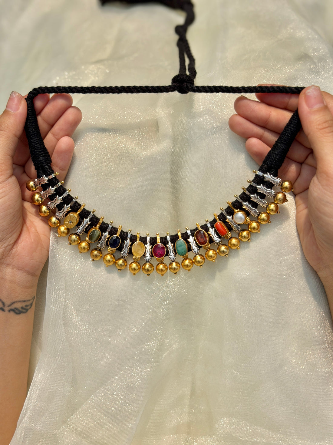 Ekdani Navratna Necklace