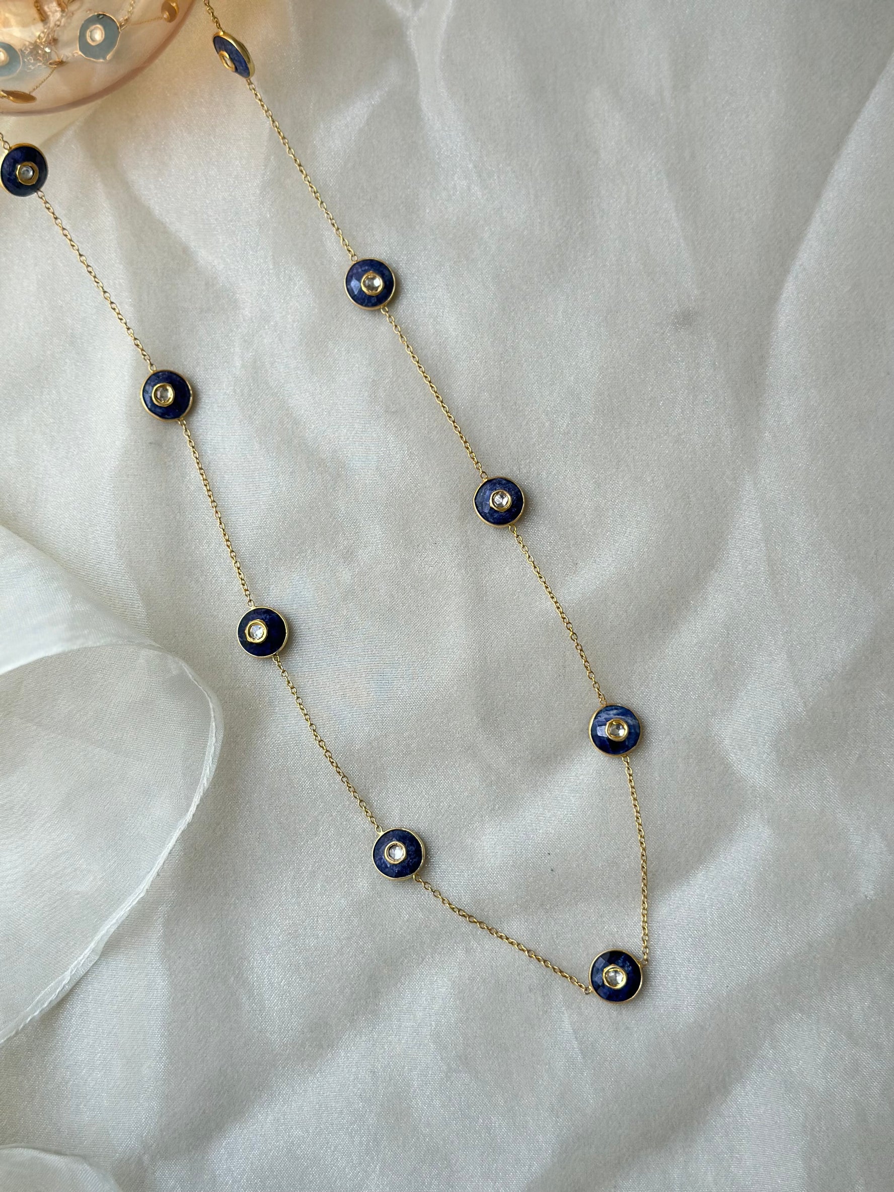 Blue Lapis Long Chain