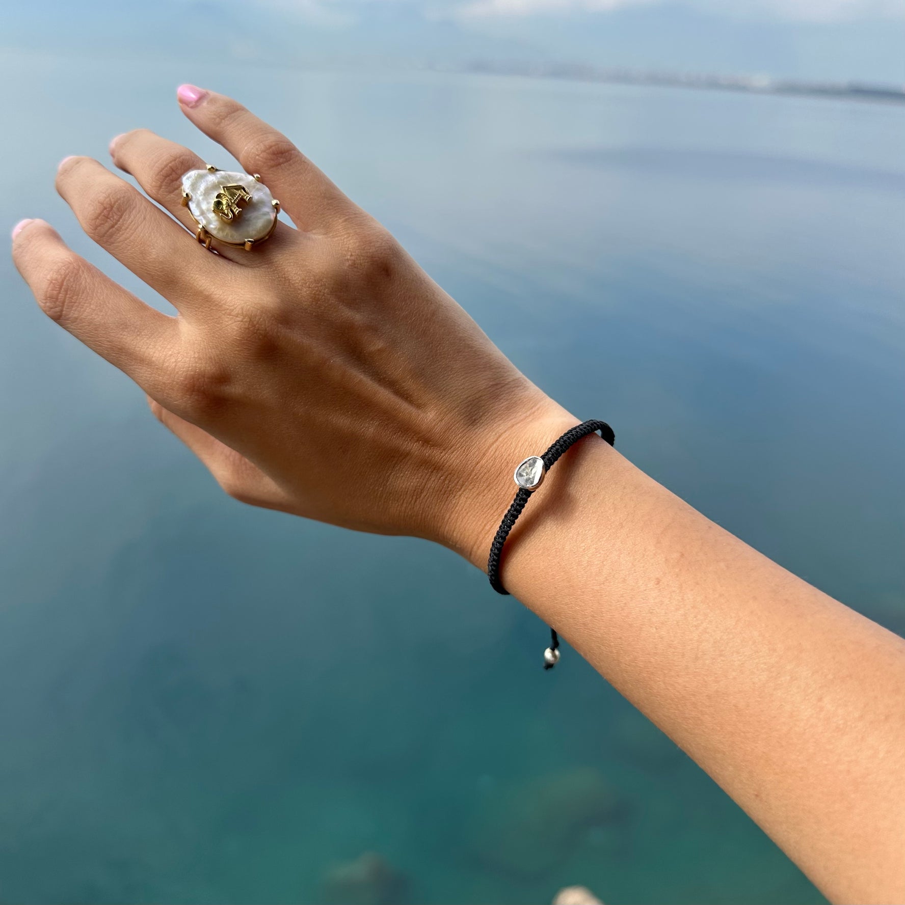 Nazar Battu Bracelet (Diamond Polki)