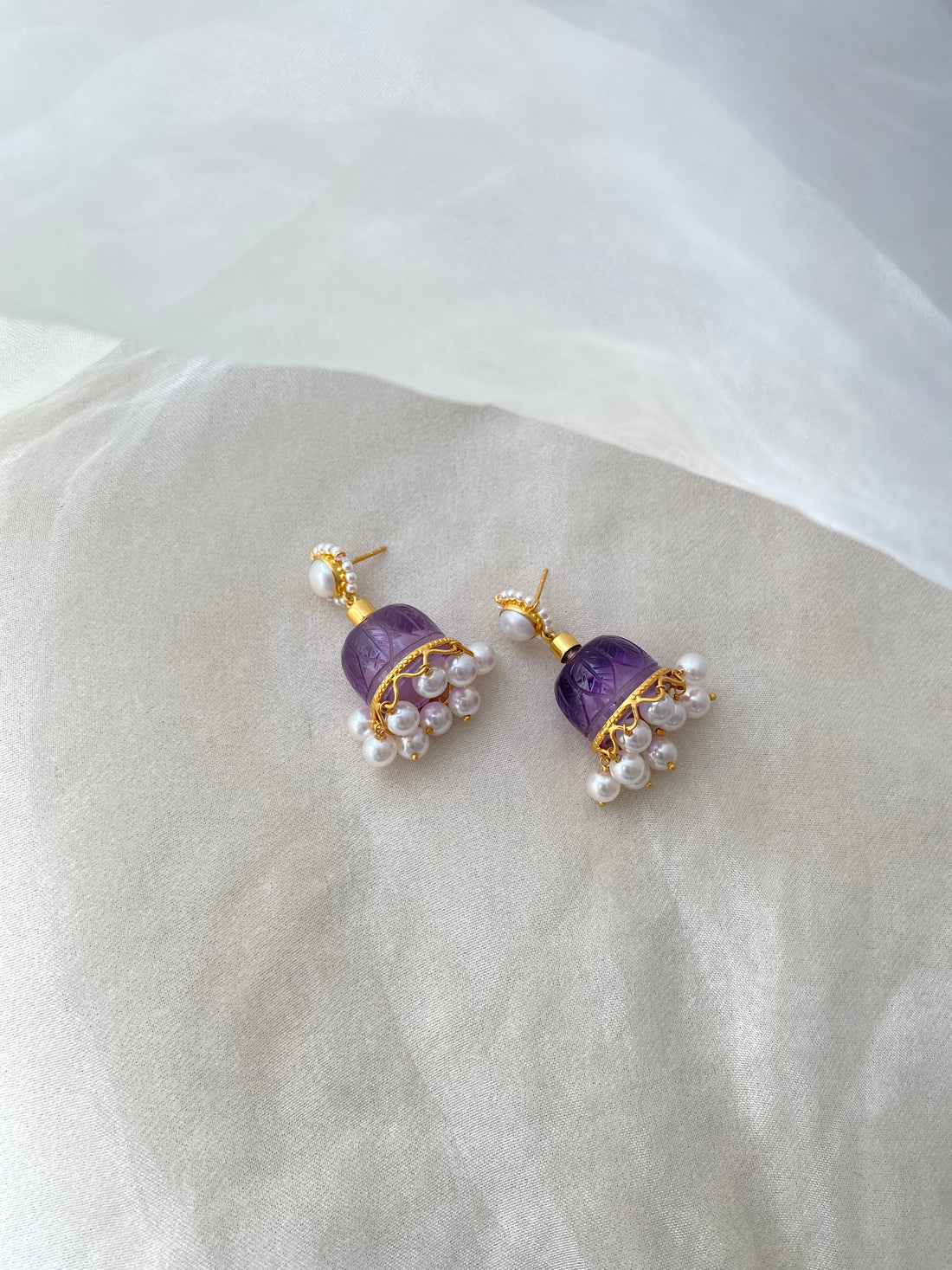 Amethyst Jhumkis