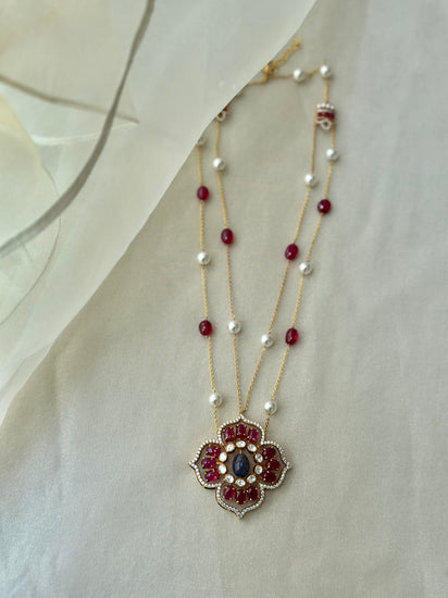 anokhi ruby necklace eterno india