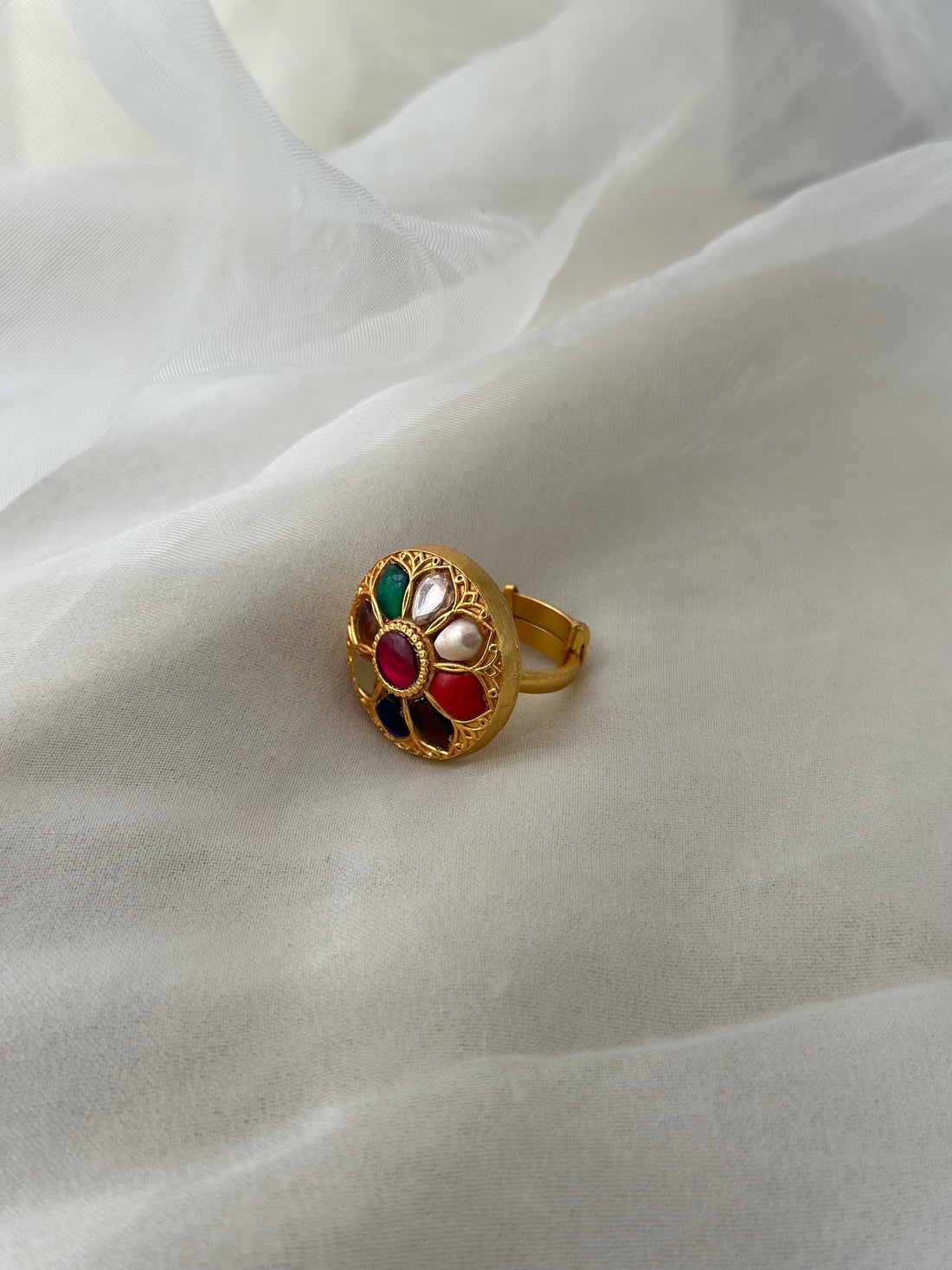 Navratna Cocktail Ring