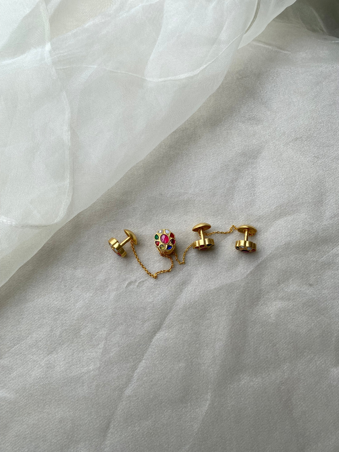 Navratna Kurta buttons Set