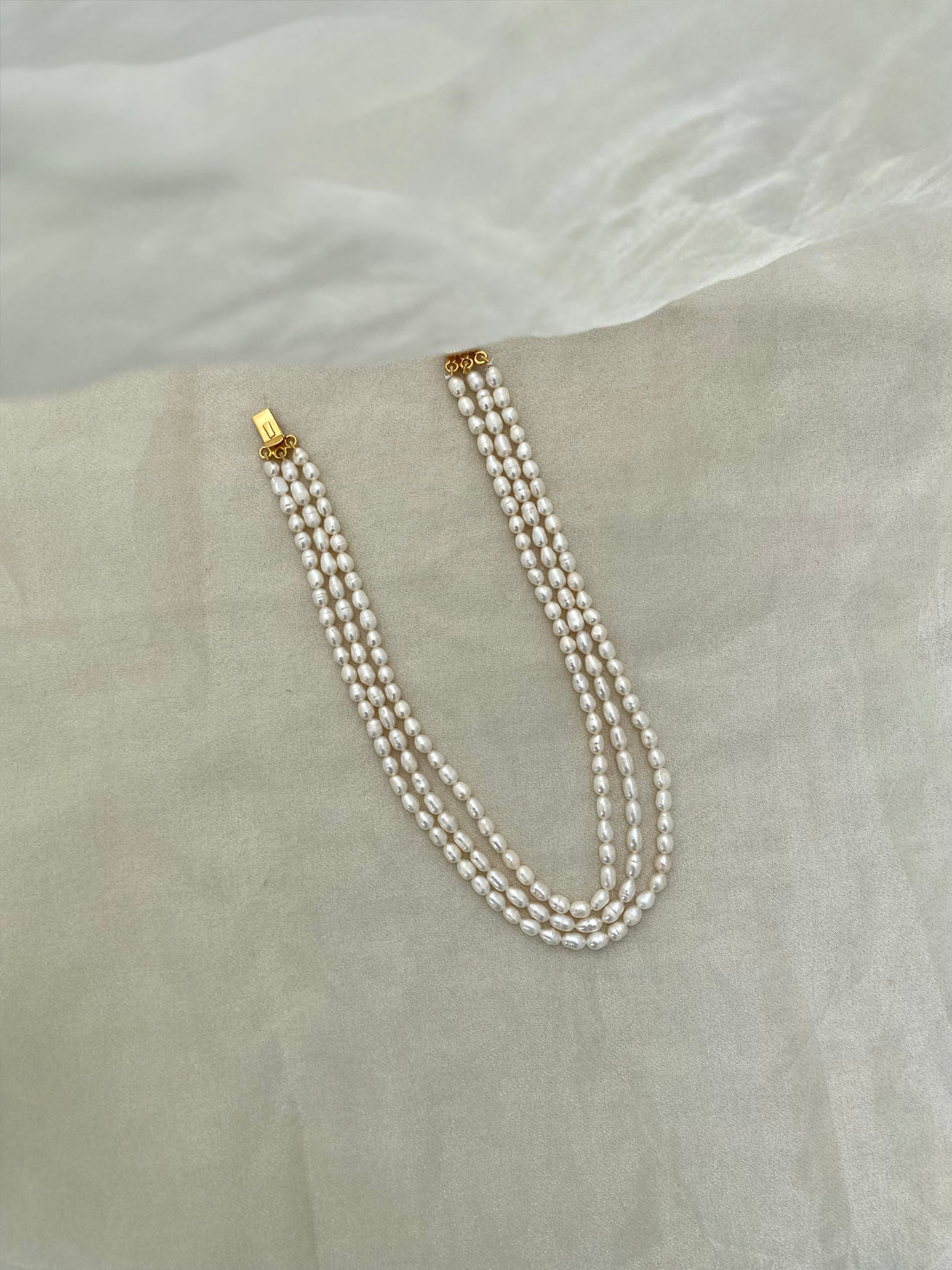 Gul Pearl-3 Layer Mala
