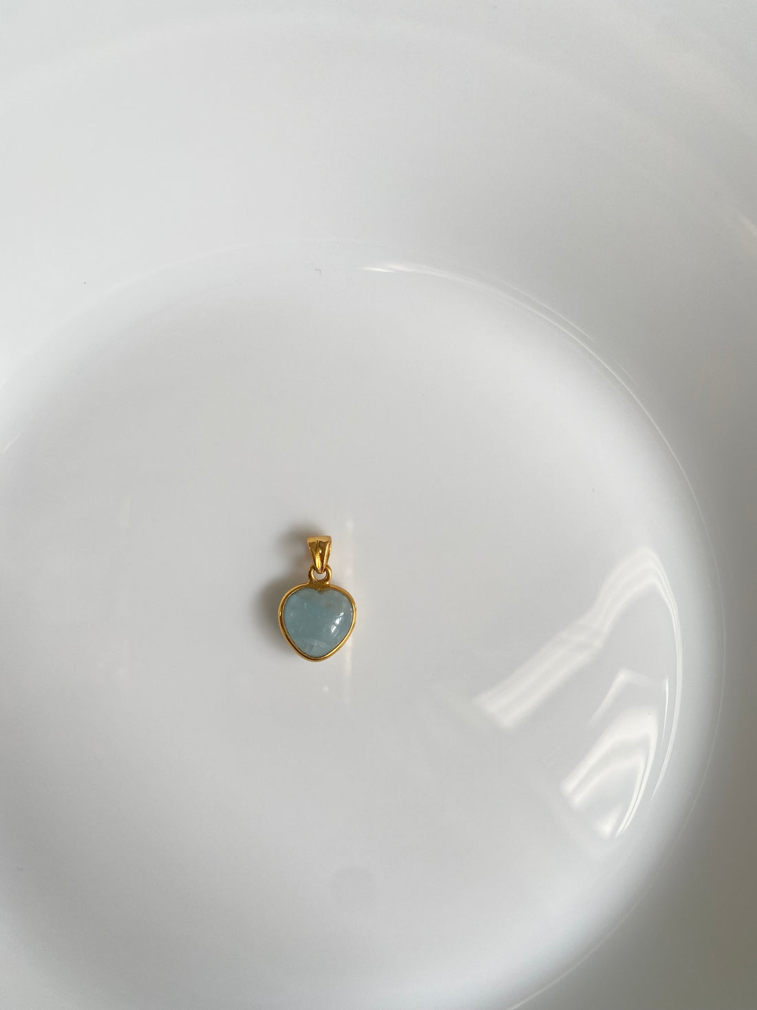 Heart Gemstone Watch Charm