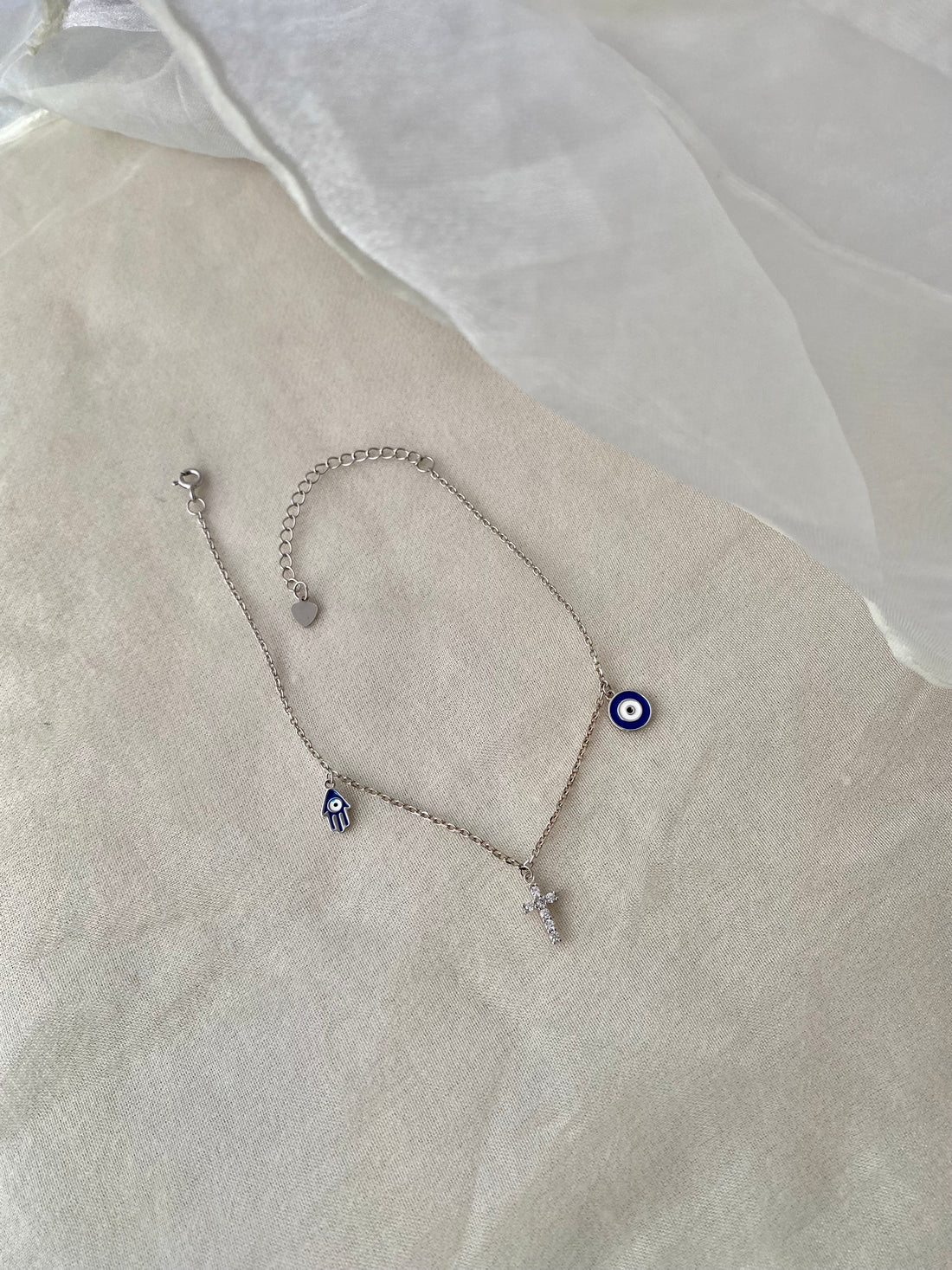 Humsa evil eye Anklet