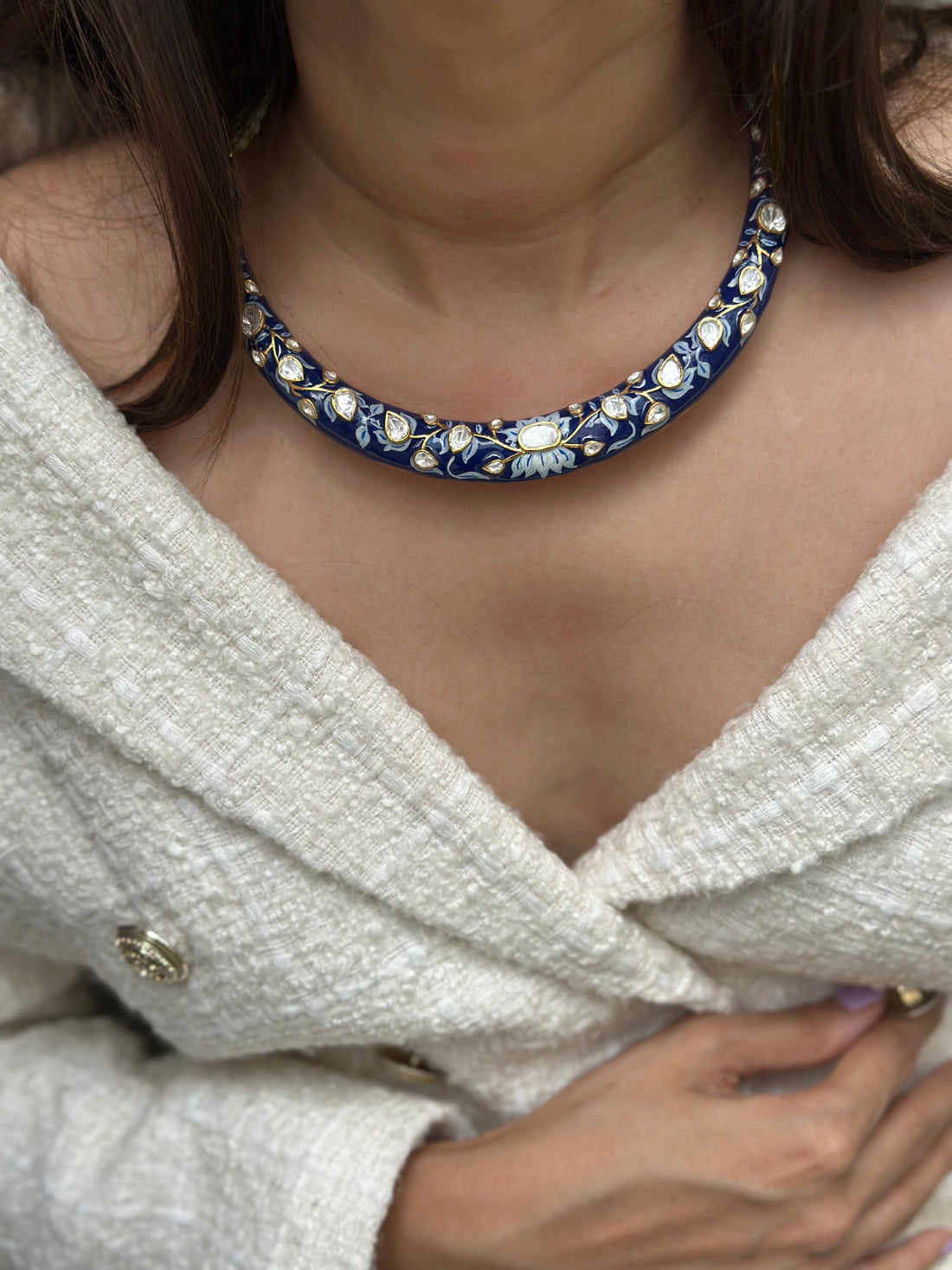 Blue Enamel Hasli