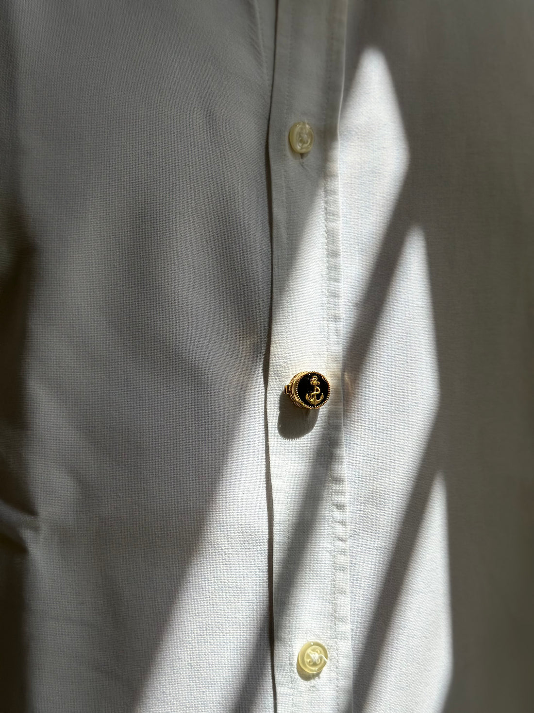 Black Onyx Button Clip