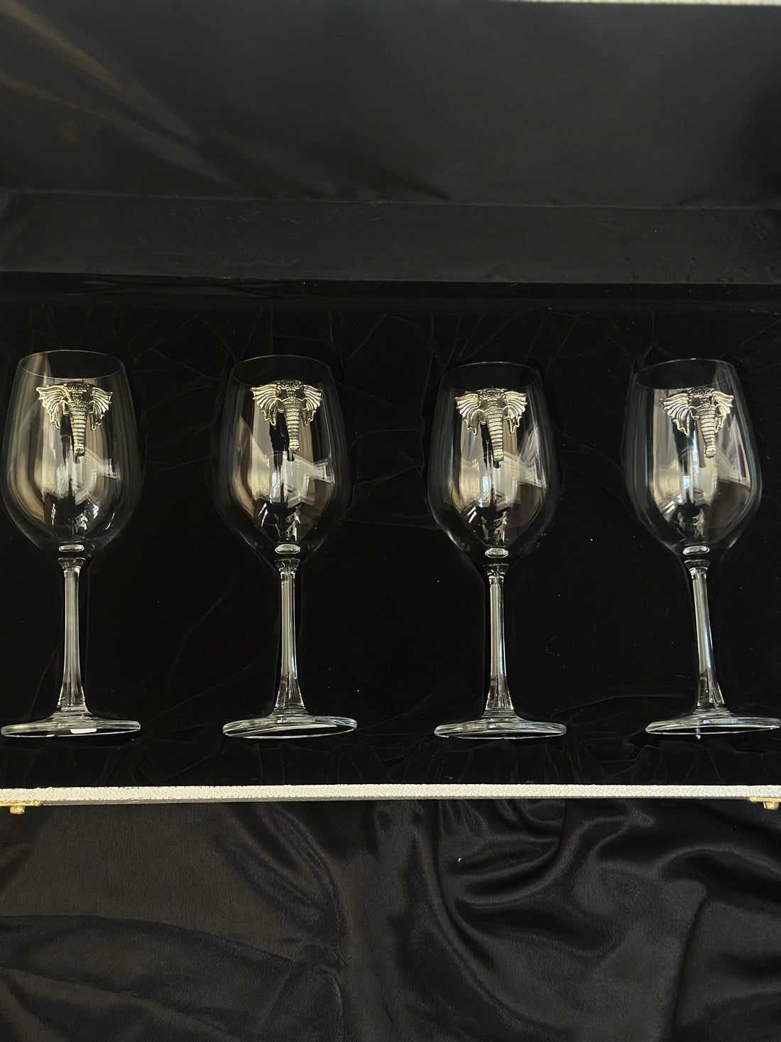 Silver Wine Glasses-Haathi (Set of 4)