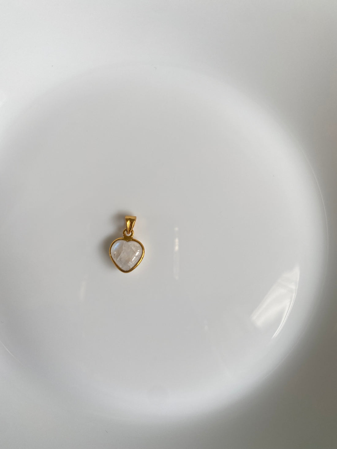Heart Gemstone Watch Charm