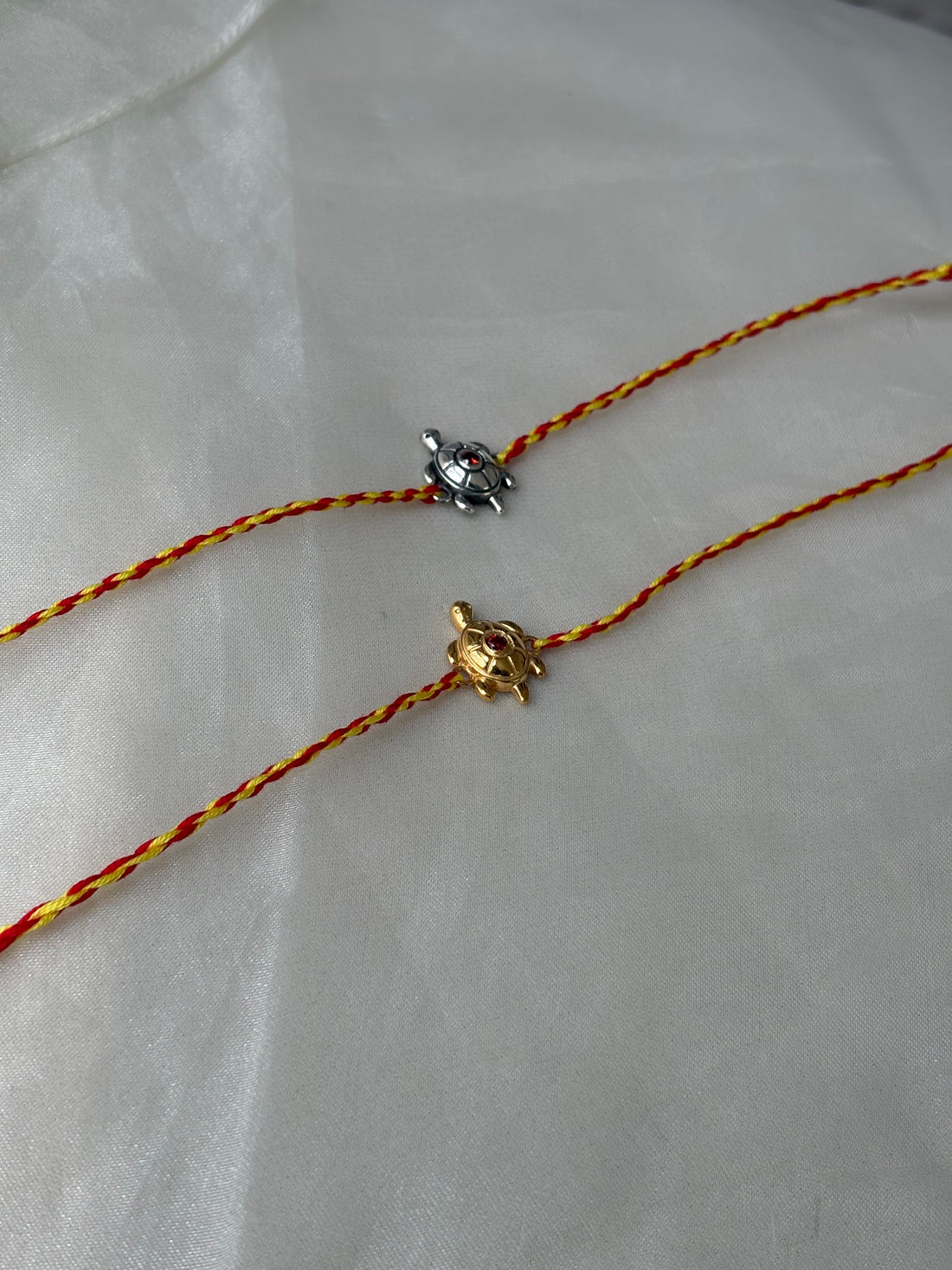 Turtle Rakhi (92.5 Fine Silver)